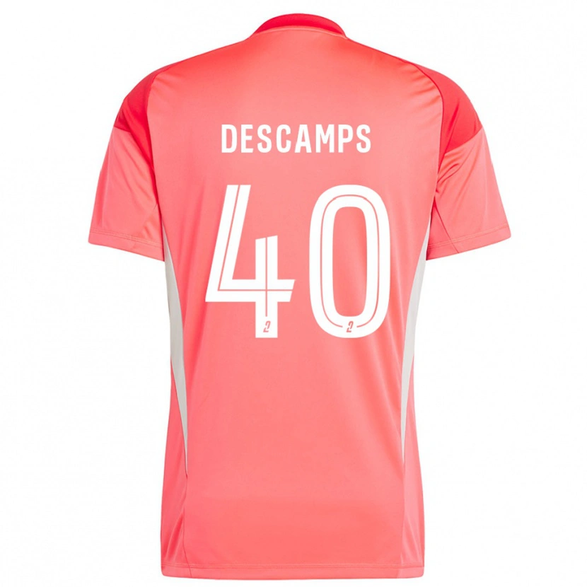 Danxen Women Rémy Descamps #40 Light Orange Goalkeeper Jersey 2025/26 T-Shirt