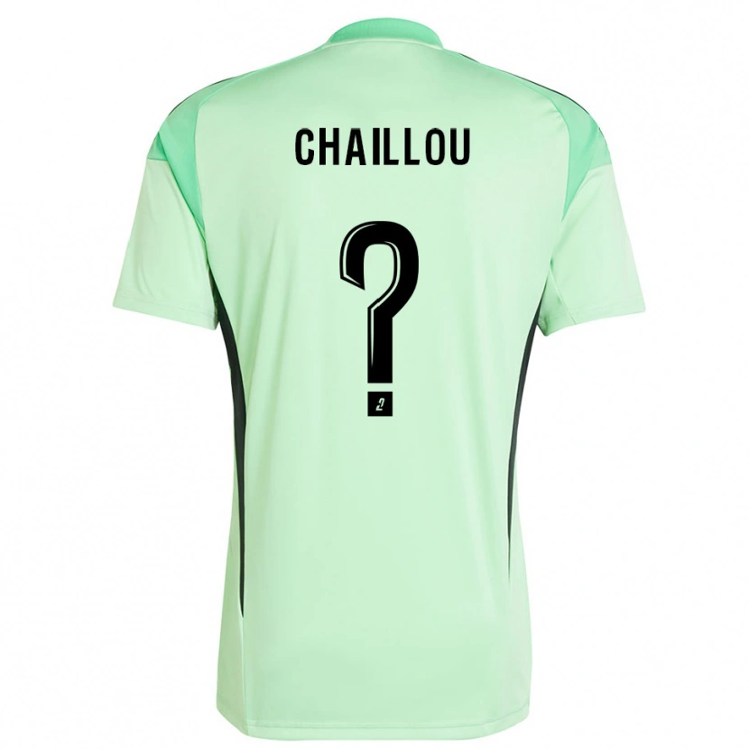 Danxen Women Victor Chaillou #0 Light Green Black Goalkeeper Jersey 2025/26 T-Shirt