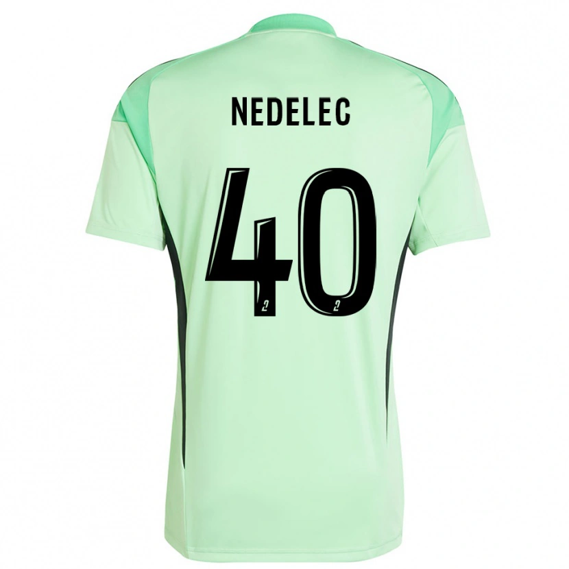 Danxen Women Aymerick Nedelec #40 Light Green Black Goalkeeper Jersey 2025/26 T-Shirt