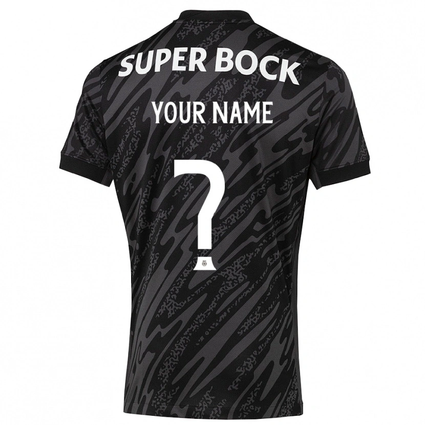 Danxen Women Sporting CP Gray Black White Goalkeeper Jersey 2025/26 T-Shirt