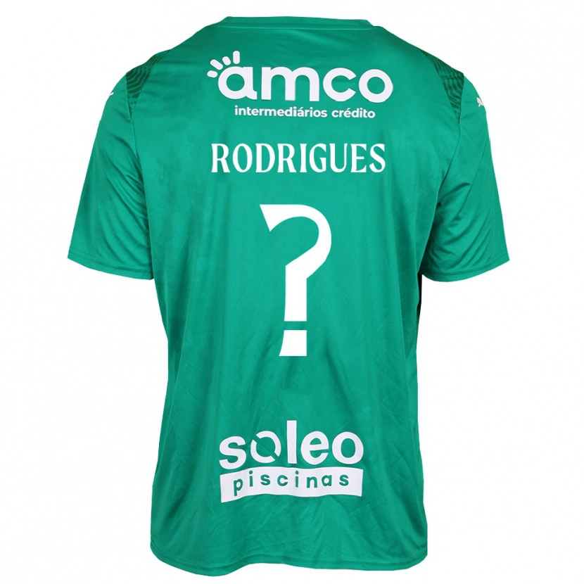 Danxen Women David Rodrigues #0 Green White Goalkeeper Jersey 2025/26 T-Shirt