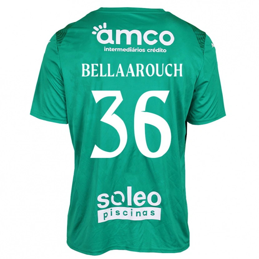 Danxen Women Alaa Bellaarouch #36 Green White Goalkeeper Jersey 2025/26 T-Shirt