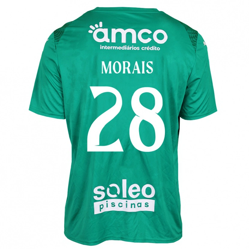 Danxen Women Patrícia Morais #28 Green White Goalkeeper Jersey 2025/26 T-Shirt