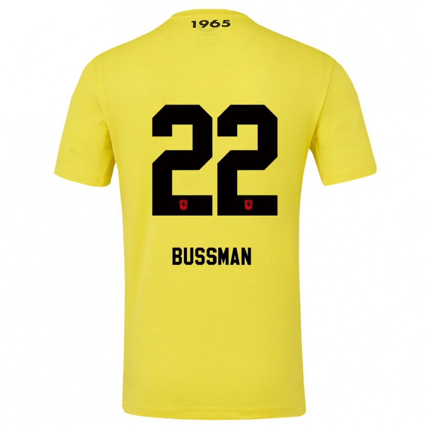 Danxen Women Fiene Bussman #22 Yellow Black Goalkeeper Jersey 2025/26 T-Shirt