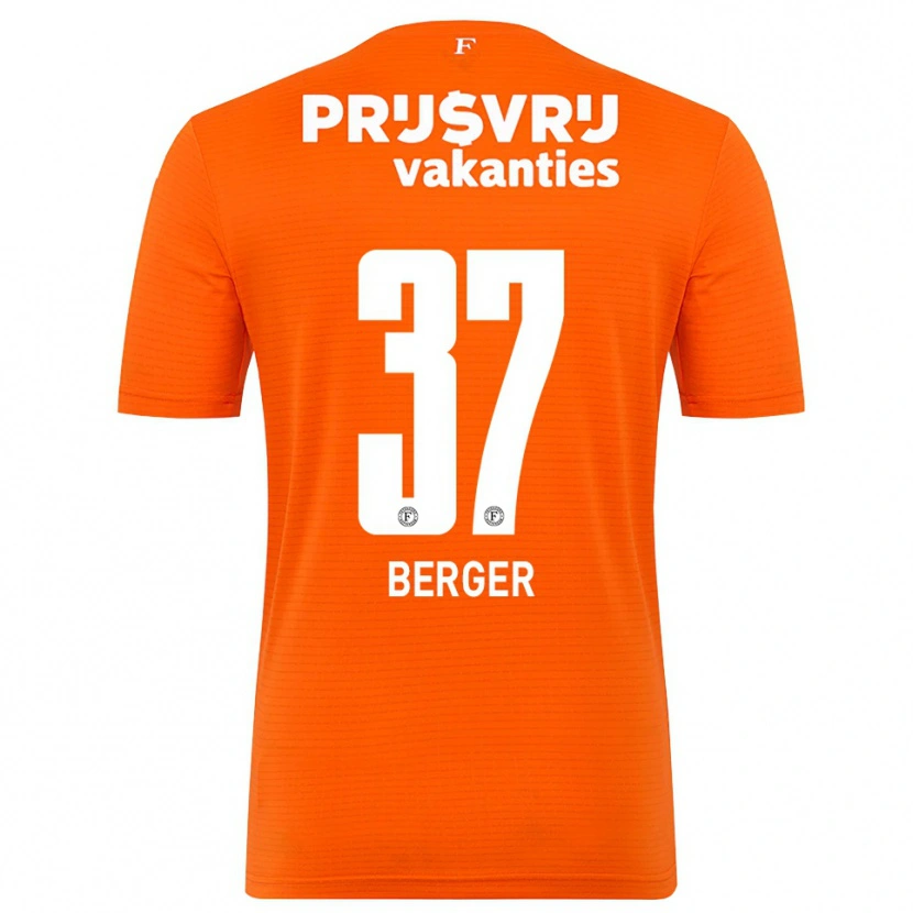 Danxen Women Mannou Berger #37 Orange Black Goalkeeper Jersey 2025/26 T-Shirt