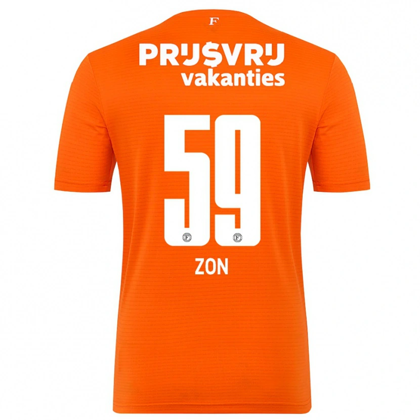 Danxen Women Oier Zon #59 Orange Black Goalkeeper Jersey 2025/26 T-Shirt