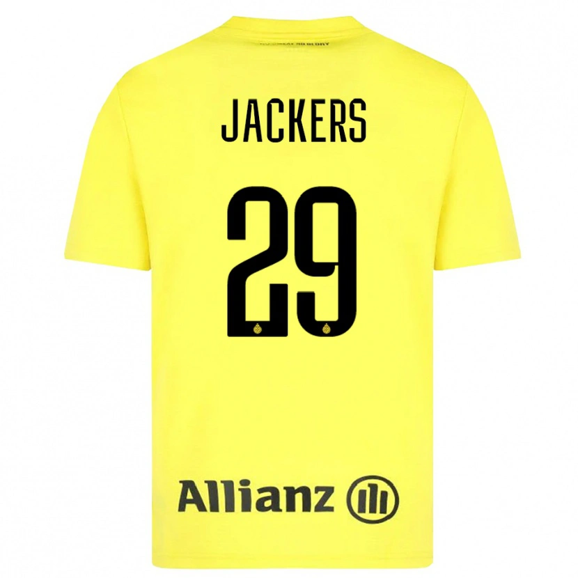 Danxen Women Nordin Jackers #29 Yellow Black Goalkeeper Jersey 2025/26 T-Shirt