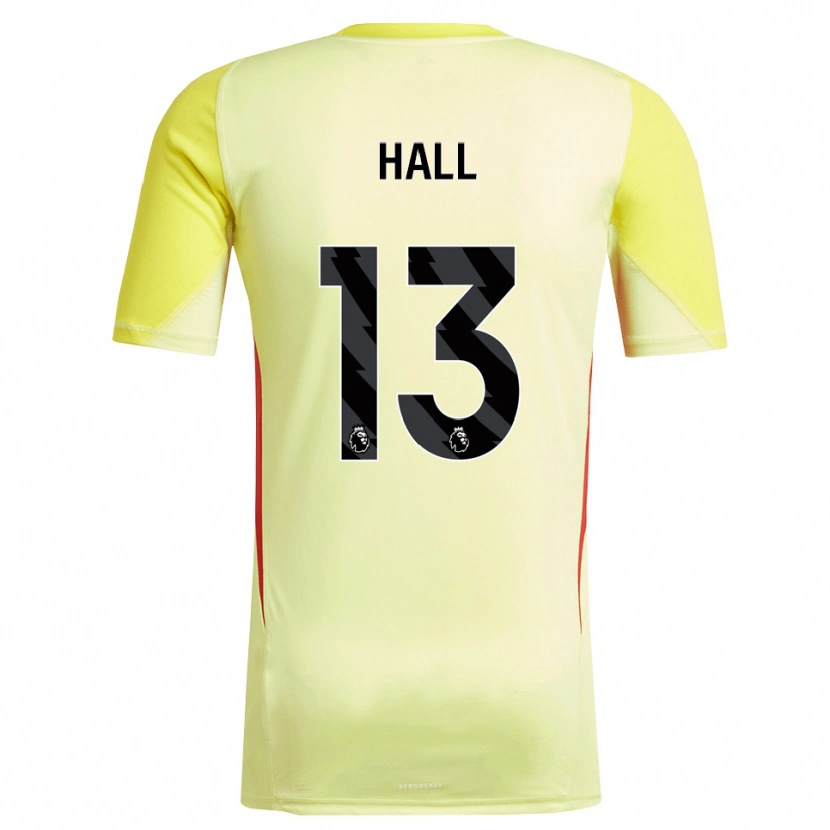 Danxen Women Bailey Hall #13 Yellow Red Goalkeeper Jersey 2025/26 T-Shirt