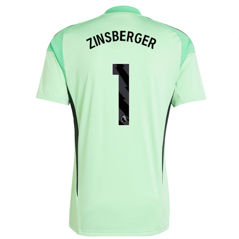 Danxen Women Manuela Zinsberger #1 Light Green Black Goalkeeper Jersey 2025/26 T-Shirt