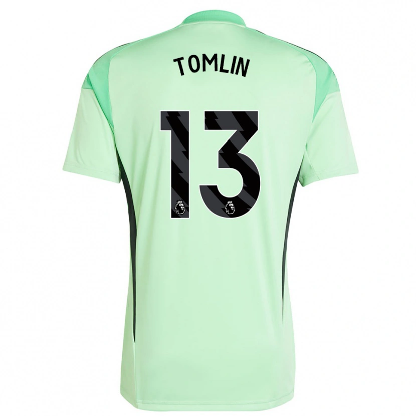 Danxen Women Jack Tomlin #13 Light Green Black Goalkeeper Jersey 2025/26 T-Shirt