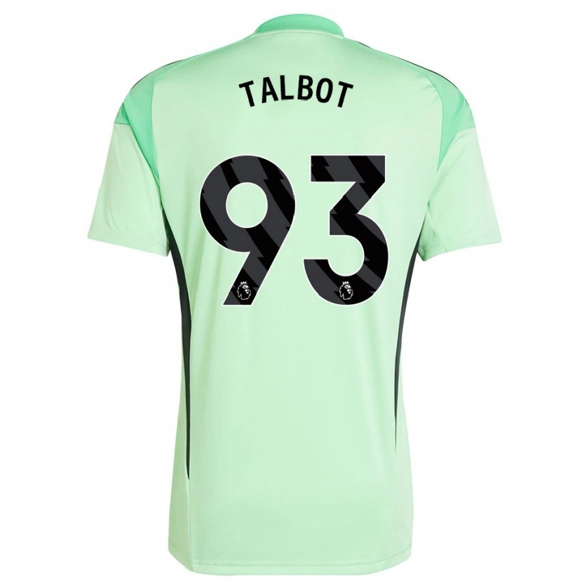 Danxen Women Jack Talbot #93 Light Green Black Goalkeeper Jersey 2025/26 T-Shirt