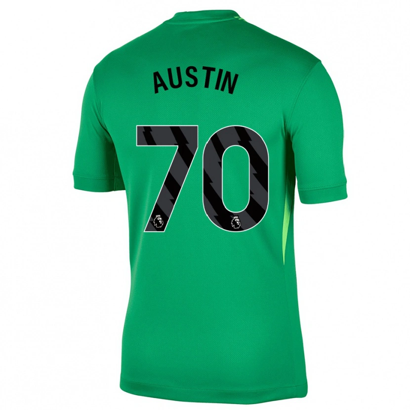 Danxen Women Jack Austin #70 Green Black Goalkeeper Jersey 2025/26 T-Shirt