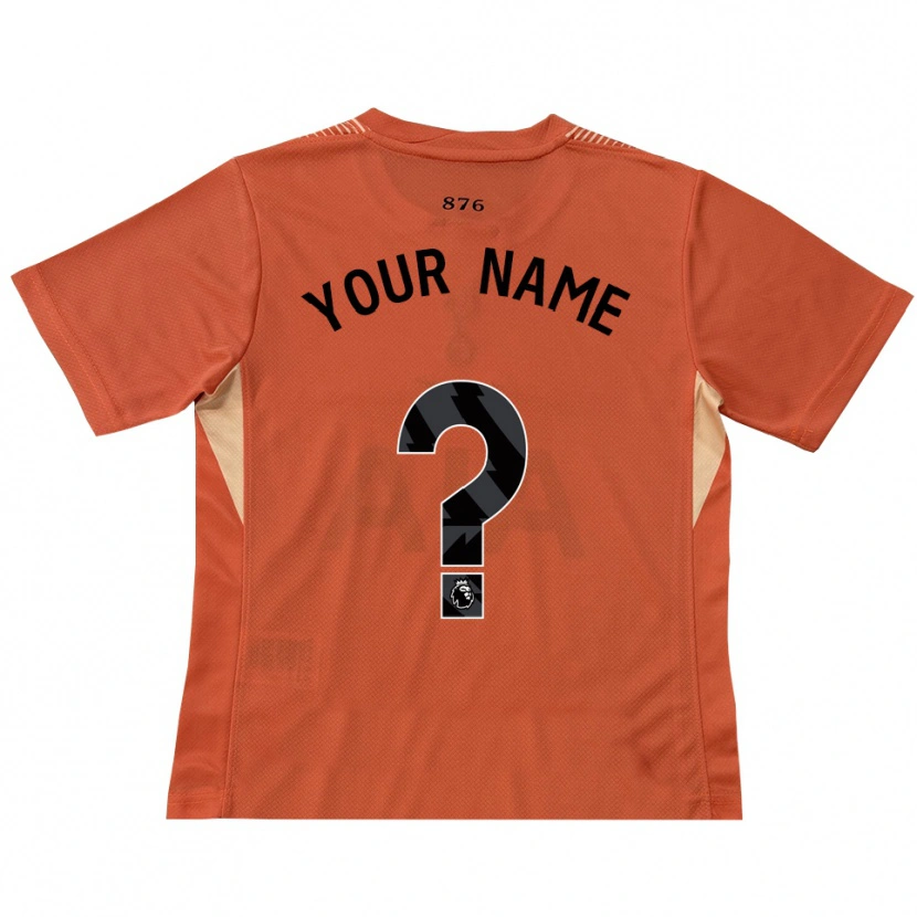 Danxen Women Tottenham Hotspur Orange Black Goalkeeper Jersey 2025/26 T-Shirt