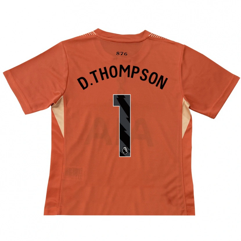 Danxen Women Dylan Thompson #1 Orange Black Goalkeeper Jersey 2025/26 T-Shirt