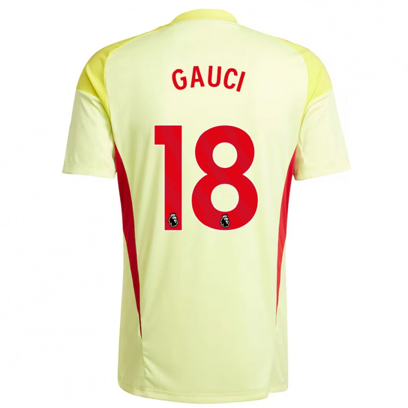 Danxen Women Joe Gauci #18 Light Yellow Goalkeeper Jersey 2025/26 T-Shirt
