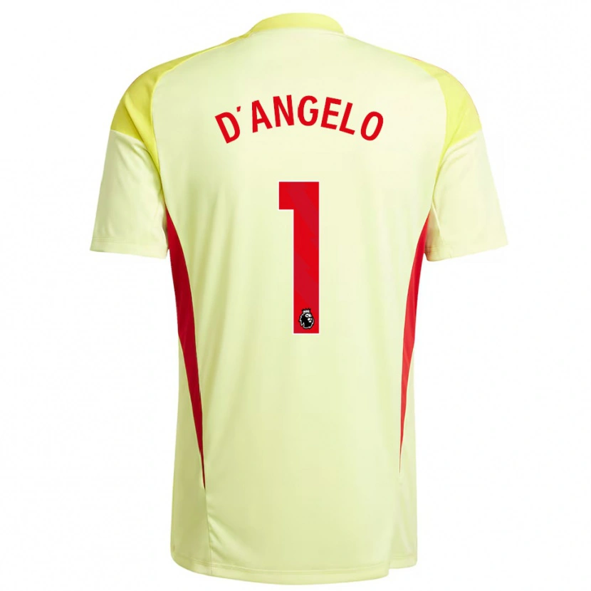 Danxen Women Sabrina D'angelo #1 Light Yellow Goalkeeper Jersey 2025/26 T-Shirt