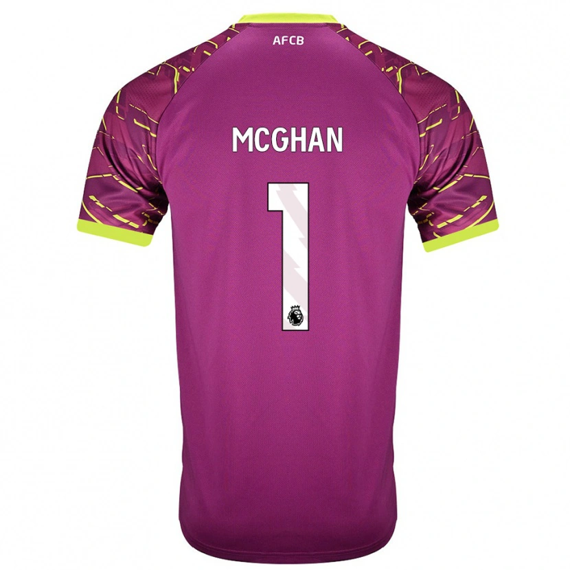 Danxen Women Hayden McGhan #1 Dark Magenta Goalkeeper Jersey 2025/26 T-Shirt