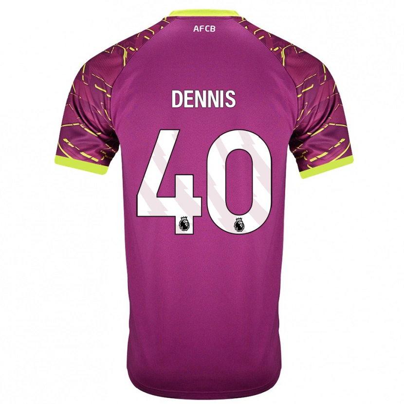 Danxen Women Will Dennis #40 Dark Magenta Goalkeeper Jersey 2025/26 T-Shirt