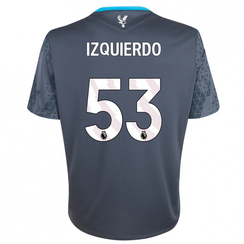 Danxen Women Jackson Izquierdo #53 Dark Gray White Goalkeeper Jersey 2025/26 T-Shirt