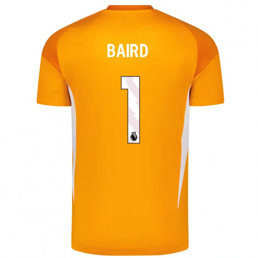 Danxen Women Alex Baird #1 Orange White Goalkeeper Jersey 2025/26 T-Shirt