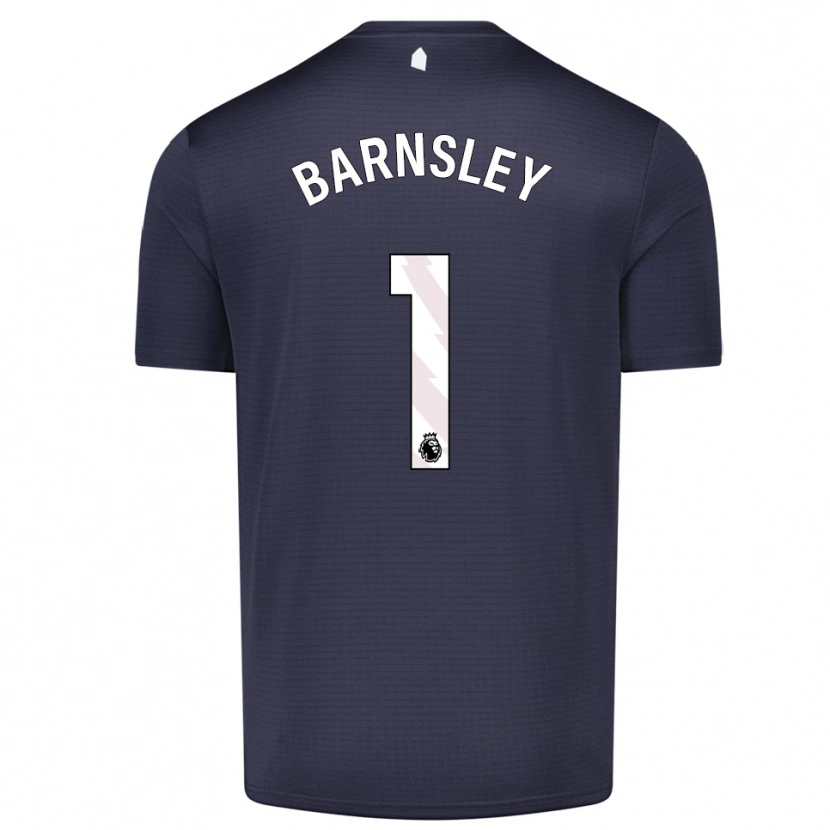 Danxen Women Fraser Barnsley #1 Black White Goalkeeper Jersey 2025/26 T-Shirt