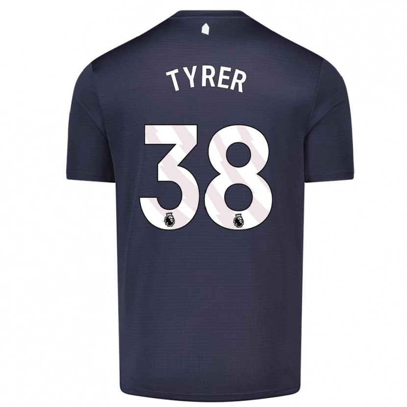 Danxen Women Harry Tyrer #38 Black White Goalkeeper Jersey 2025/26 T-Shirt