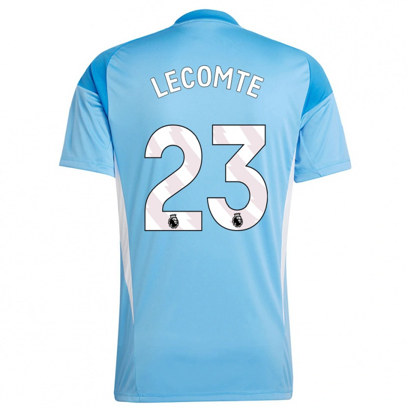 Danxen Women Benjamin Lecomte #23 Blue White Goalkeeper Jersey 2025/26 T-Shirt