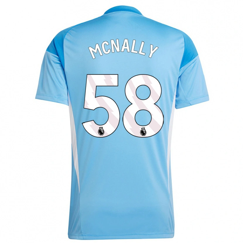 Danxen Women Alfie McNally #58 Blue White Goalkeeper Jersey 2025/26 T-Shirt