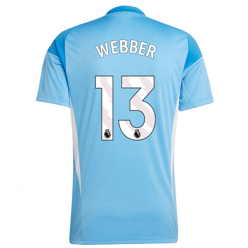 Danxen Women Amber Webber #13 Blue White Goalkeeper Jersey 2025/26 T-Shirt