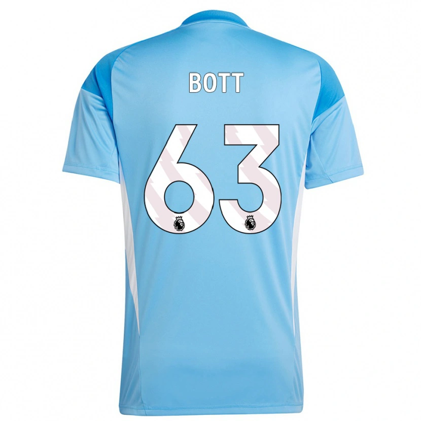 Danxen Women Aaron Bott #63 Blue White Goalkeeper Jersey 2025/26 T-Shirt