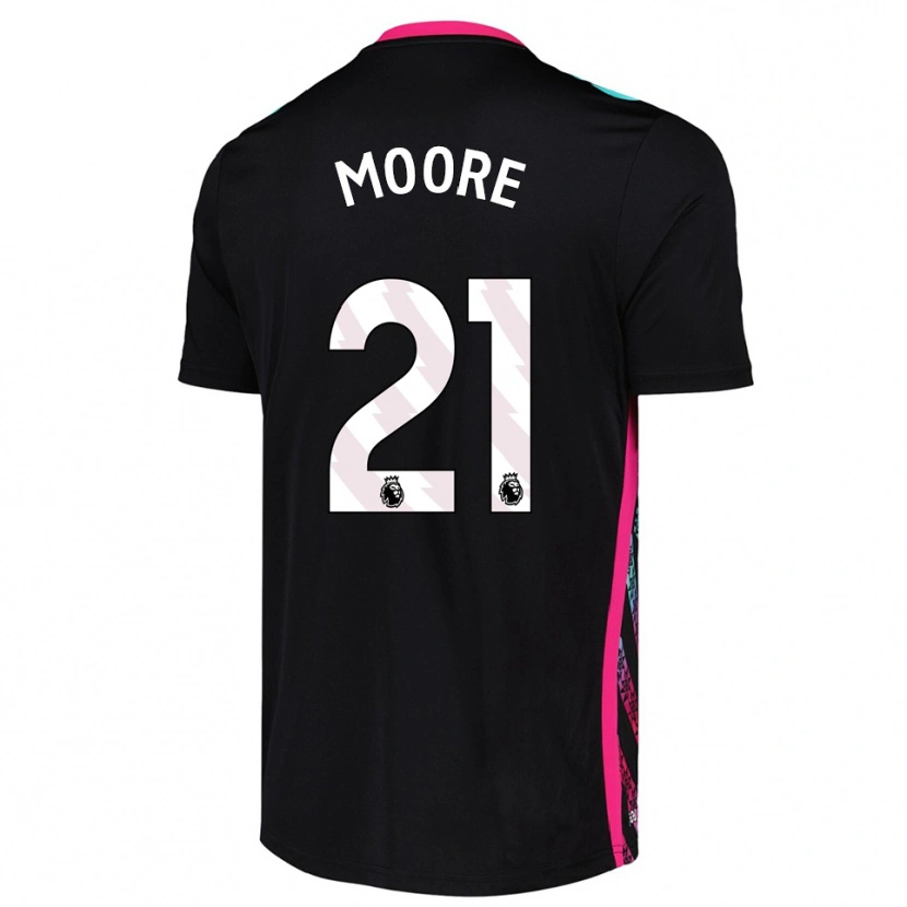 Danxen Women Simon Moore #21 Black White Goalkeeper Jersey 2025/26 T-Shirt