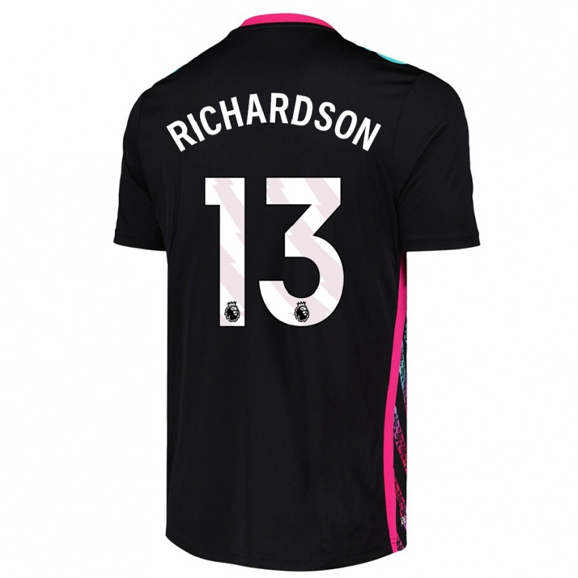 Danxen Women Adam Richardson #13 Black White Goalkeeper Jersey 2025/26 T-Shirt