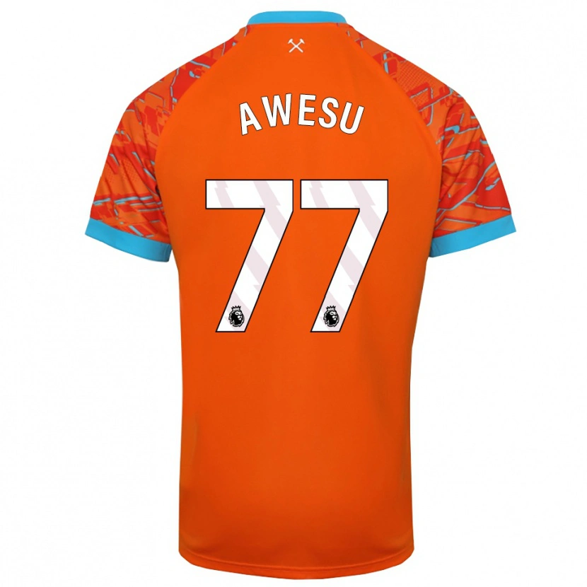 Danxen Women Lanre Awesu #77 Orange White Goalkeeper Jersey 2025/26 T-Shirt