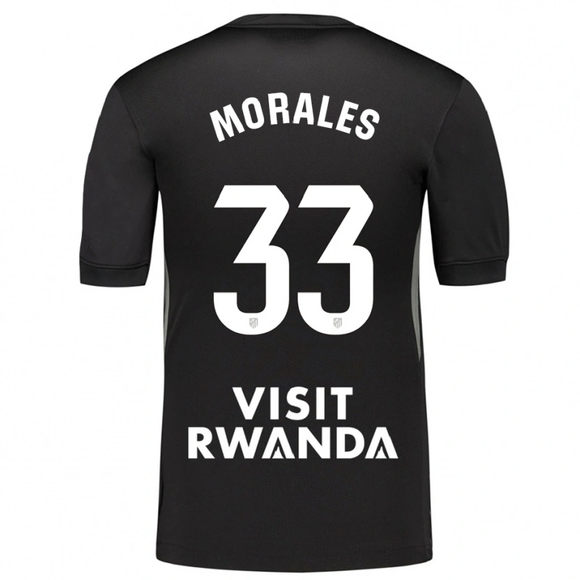 Danxen Women Luismi Morales #33 Black White Goalkeeper Jersey 2025/26 T-Shirt