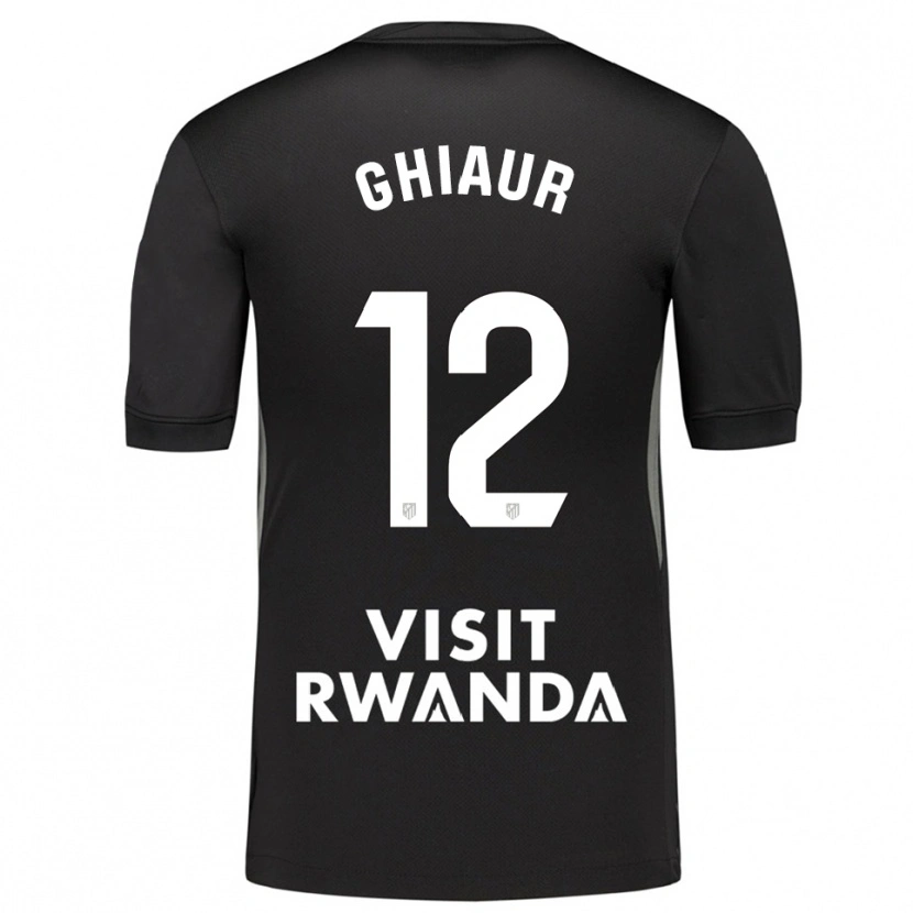 Danxen Women Octavian Ghiaur #12 Black White Goalkeeper Jersey 2025/26 T-Shirt