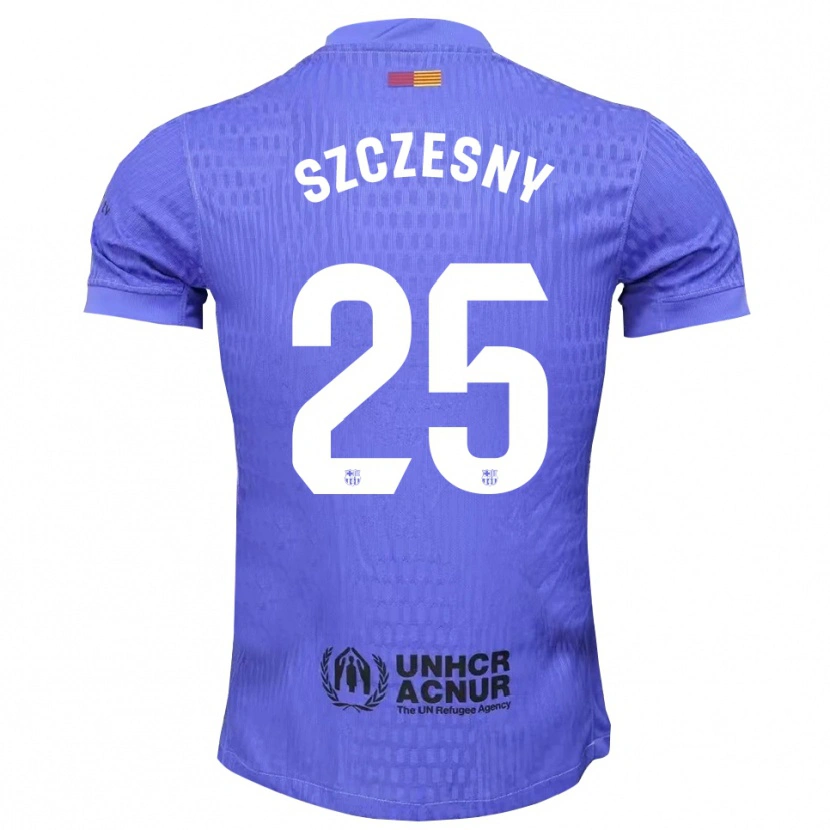 Danxen Women Wojciech Szczesny #25 Blue Black Goalkeeper Jersey 2025/26 T-Shirt