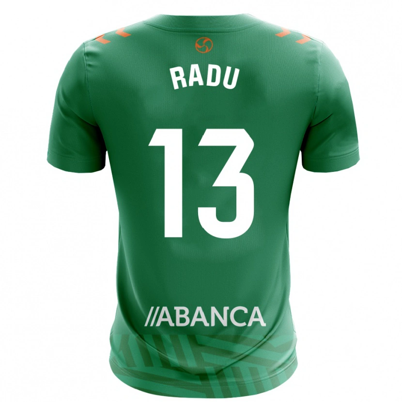 Danxen Women Ionuț Radu #13 Green White Goalkeeper Jersey 2025/26 T-Shirt