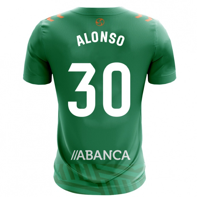 Danxen Women Adriana Alonso #30 Green White Goalkeeper Jersey 2025/26 T-Shirt