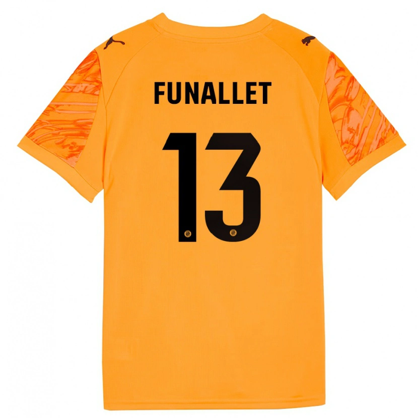 Danxen Women Pau Funallet #13 Orange Black Goalkeeper Jersey 2025/26 T-Shirt