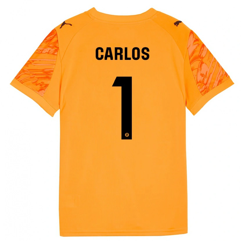 Danxen Women Juan Carlos #1 Orange Black Goalkeeper Jersey 2025/26 T-Shirt