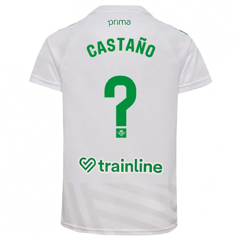 Danxen Women Jesús Castaño #0 White Green Goalkeeper Jersey 2025/26 T-Shirt
