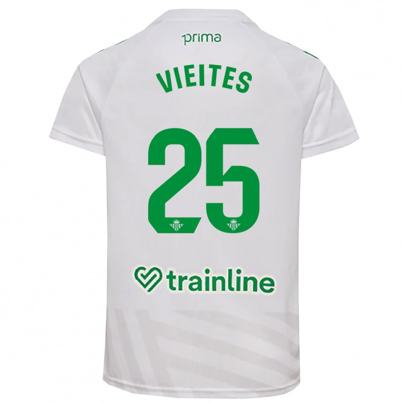 Danxen Women Fran Vieites #25 White Green Goalkeeper Jersey 2025/26 T-Shirt