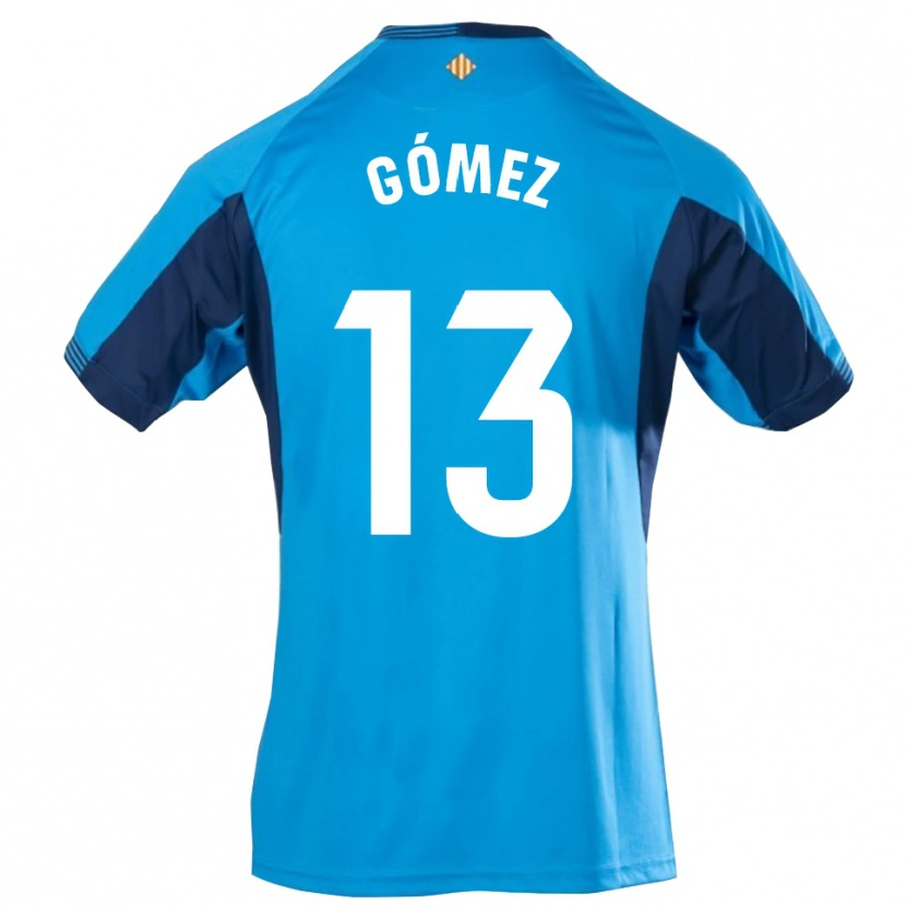 Danxen Women Rubén Gómez #13 Blue White Goalkeeper Jersey 2025/26 T-Shirt