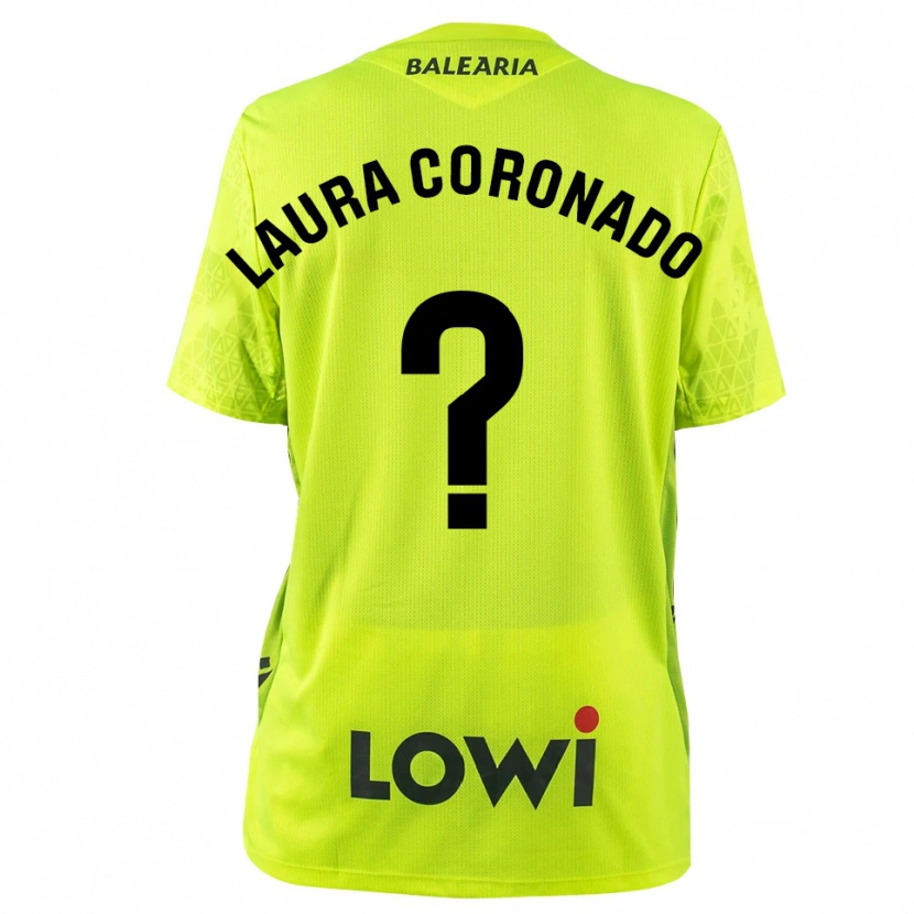 Danxen Women Laura Coronado Vilchez #0 Fluorescent Green Black Goalkeeper Jersey 2025/26 T-Shirt