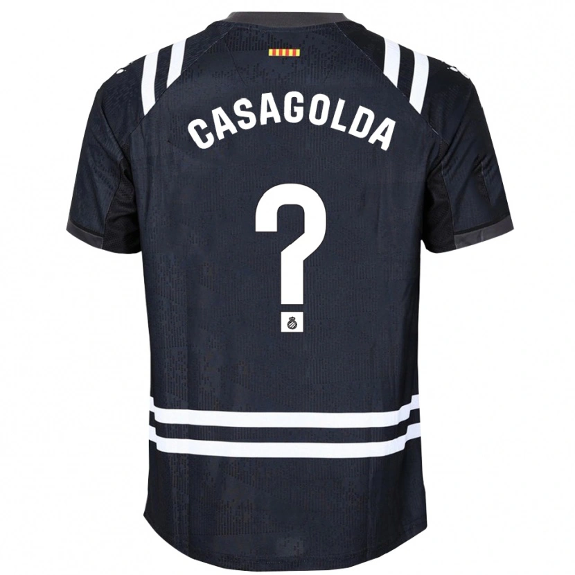 Danxen Women Pau Casagolda #0 Black White Goalkeeper Jersey 2025/26 T-Shirt