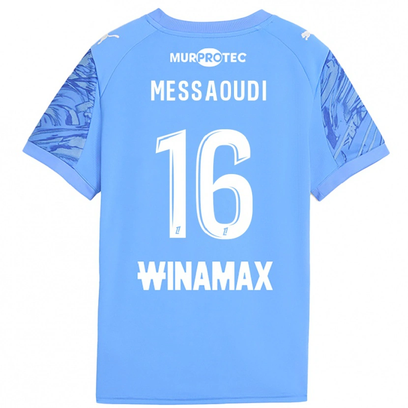 Danxen Women Fedwan Messaoudi #16 Light Blue White Goalkeeper Jersey 2025/26 T-Shirt