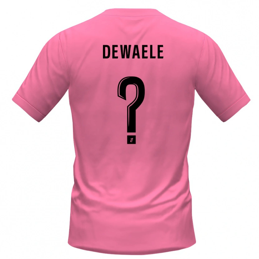 Danxen Women Élina Dewaele #0 Pink Black Goalkeeper Jersey 2025/26 T-Shirt