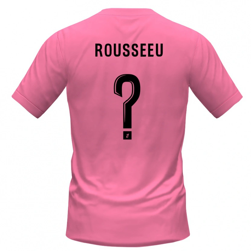 Danxen Women Justine Rousseeu #0 Pink Black Goalkeeper Jersey 2025/26 T-Shirt