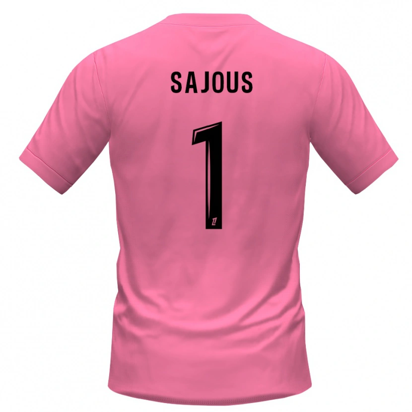 Danxen Women Thomas Sajous #1 Pink Black Goalkeeper Jersey 2025/26 T-Shirt