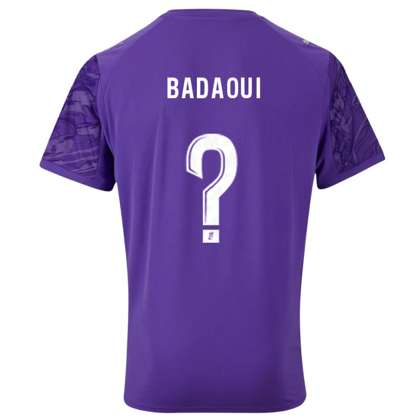 Danxen Women Yassine Badaoui #0 Purple White Goalkeeper Jersey 2025/26 T-Shirt